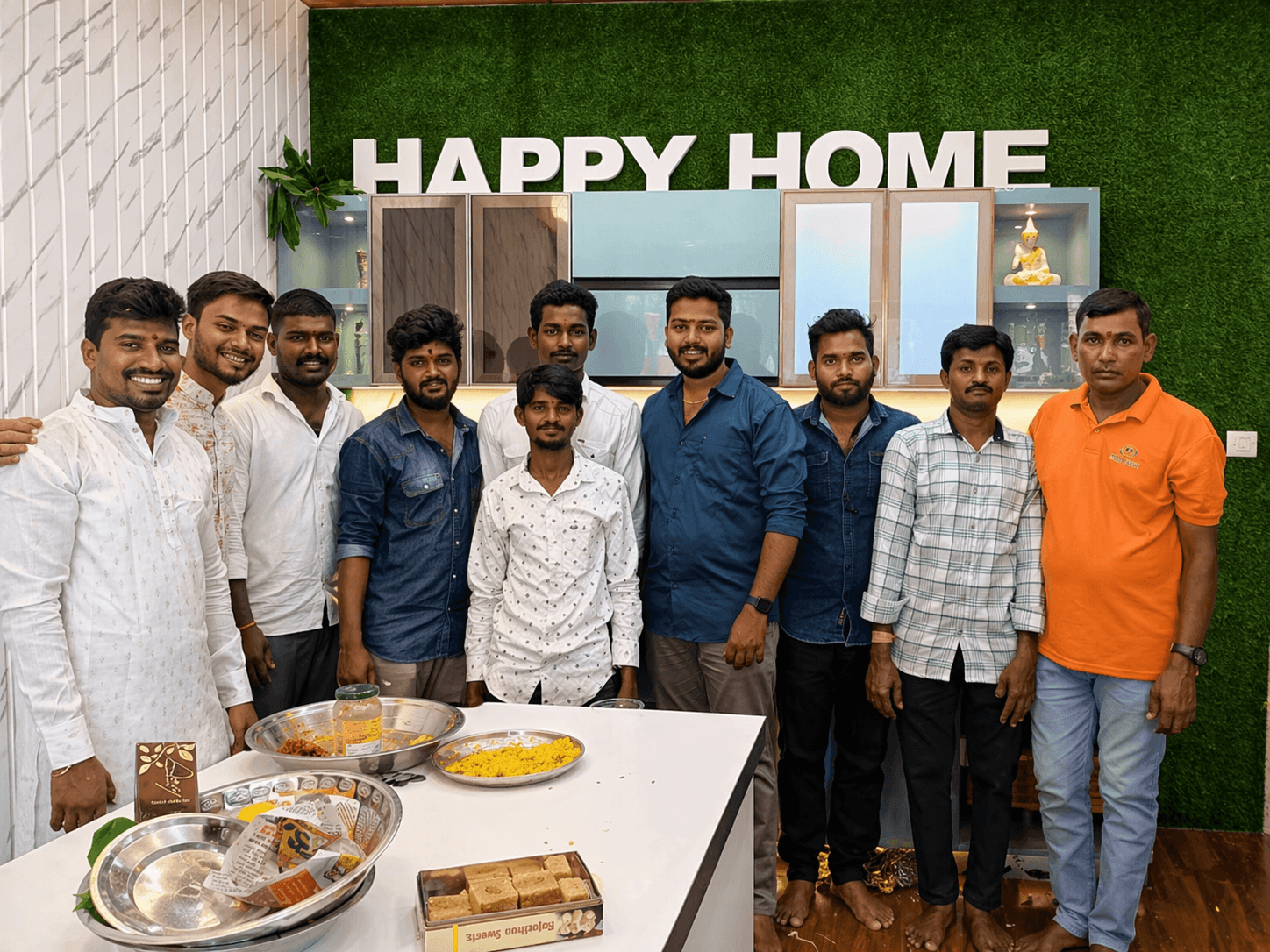 The Happy Home Interiors team — designers, site supervisors and project managers