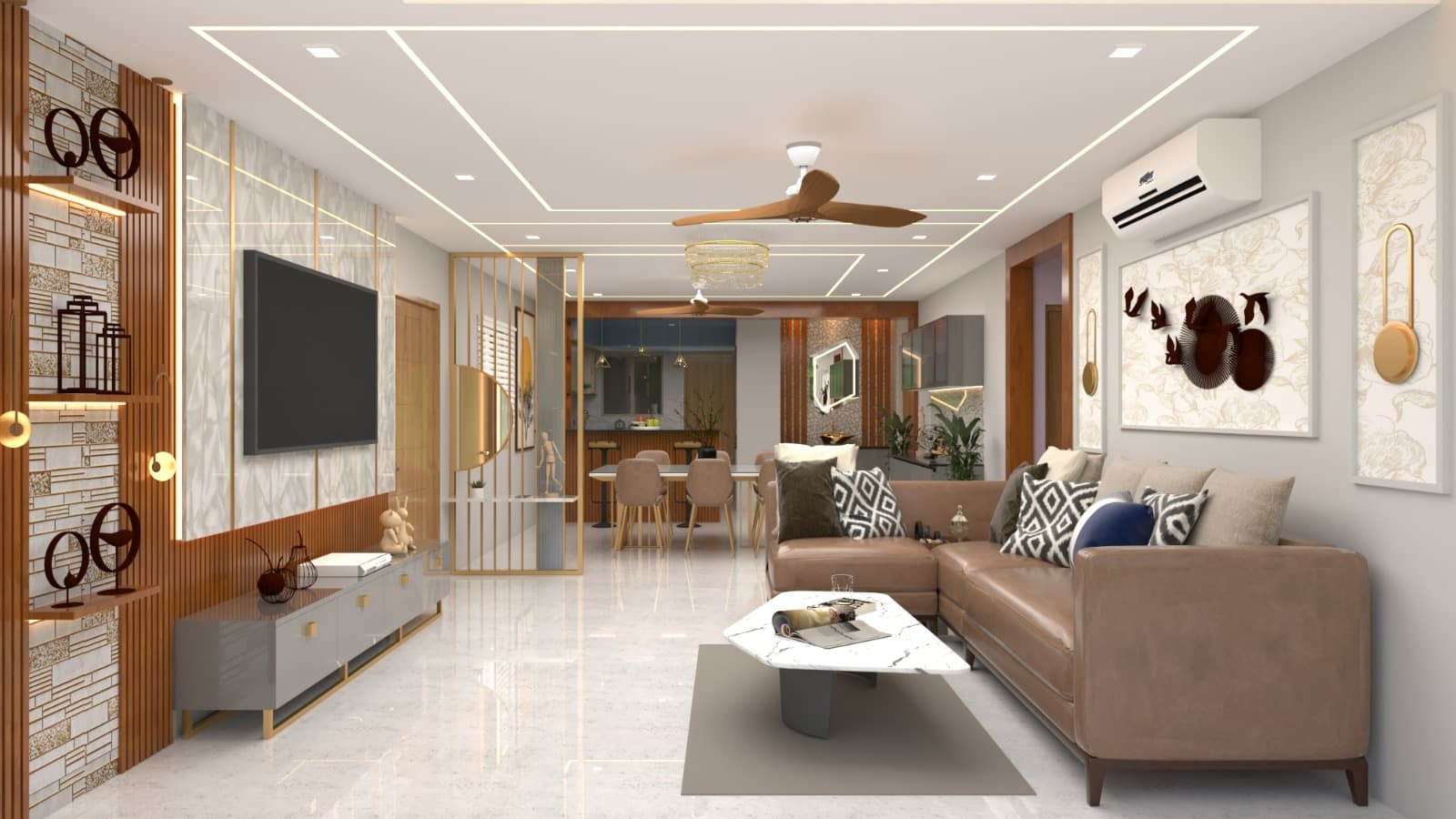 Large hall room